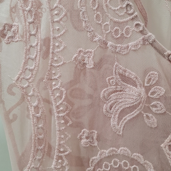 Forever 21 Pink Lace Baby Doll Dress - Picture 6 of 7